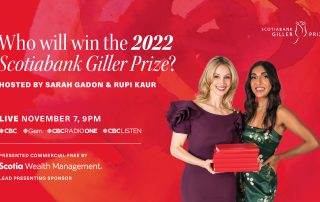 How to Watch the 2022 Scotiabank Giller Prize Gala