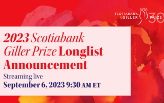 How to watch the 2023 Scotiabank Giller Prize longlist announcement