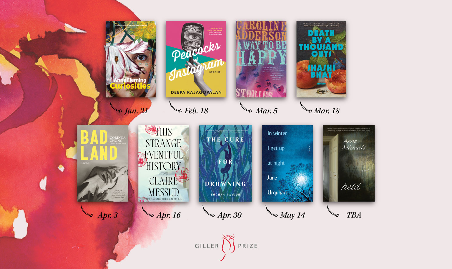 2025 Giller Book Club Schedule